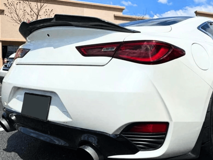 Спойлер Infiniti Q60 ABS-пластик (17-22 г.в.) черный глянец, Черный глянец