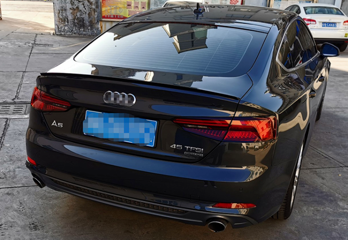 Спойлер на Ауди А5 стиль S5 ABS-пластик (2016-...)