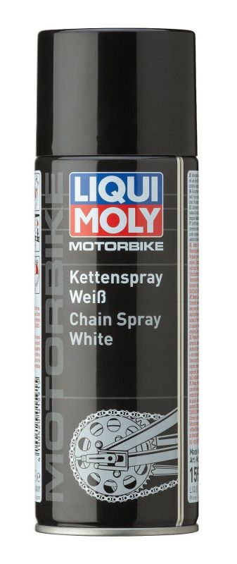 Смазка цепи Liqui Moly Motorbike Kettenspray (400мл) White