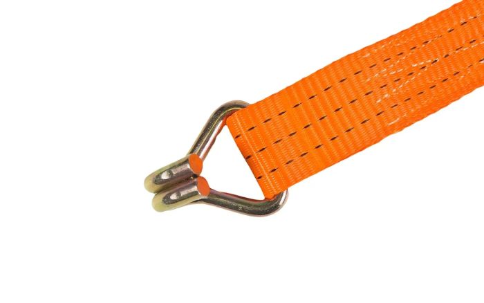 Стяжний ремінь Poputchik кінцевий з гаками 0,8т 4м