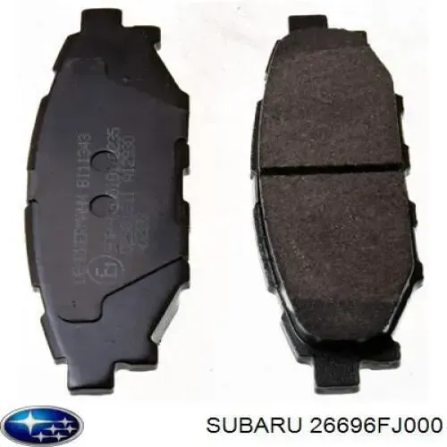 SUBARU Колодки дискового тормоза