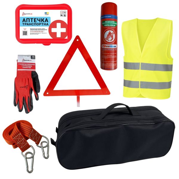 Набір автомобіліста універсальний з ВВПА Кросовер чорний