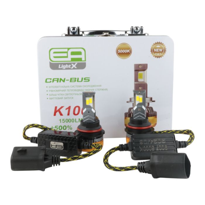 Автолампы 9007 EA Light X K100 15000Lm 5000K 9-32V 2 шт