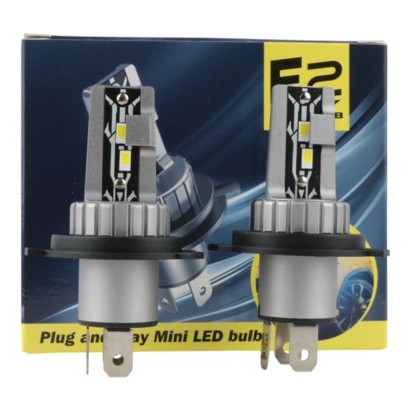 Светодиодные лампы H4 EA Light X E2 3600Lm 5000K 9-32V 2 шт