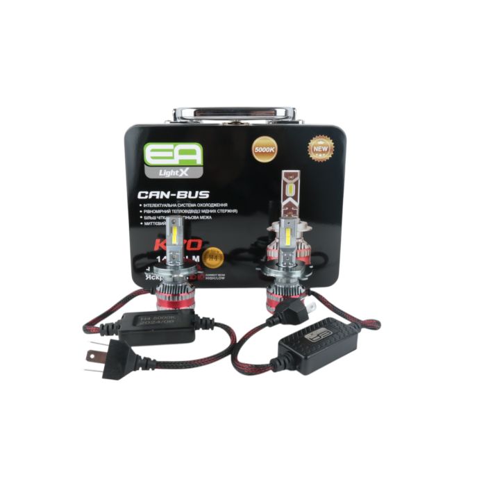 Автолампы H4 EA Light X K70 14000Lm 6000K 9-32V 2 шт