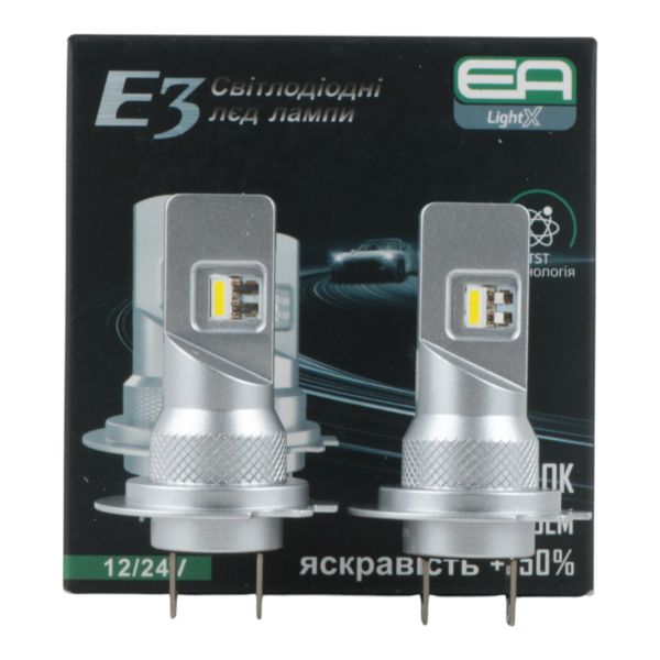 Светодиодные лампы H7 EA Light X E3 6000Lm 5000K 9-32V CSP 2 шт