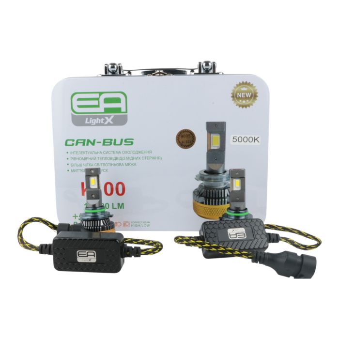 Автолампы HB3 EA Light X K100 15000Lm 5000K 9-32V 2 шт