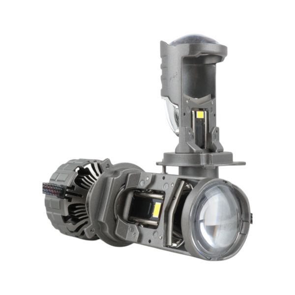 Светодиодные линзы H4 EA Light X L12 75W 10000Lm 6000K 9-36V 2 шт