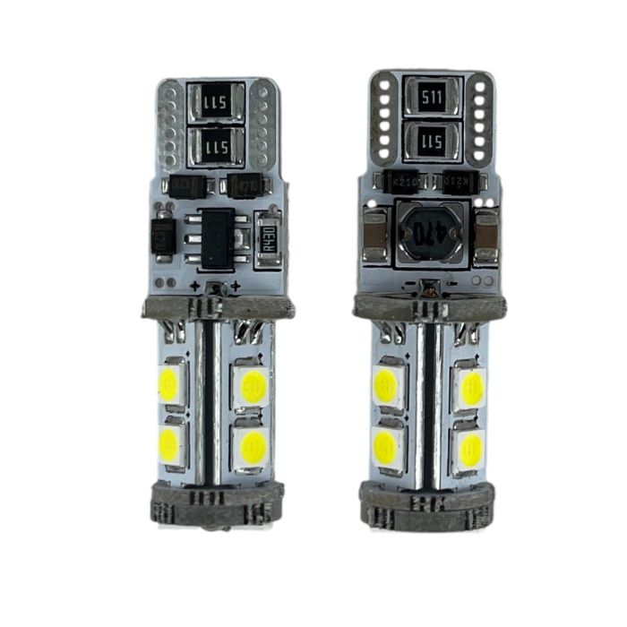 Светодиодные автолампы W5W T10 EA Light X 10SMD 3030 720Lm с обманкой Canbus в габариты