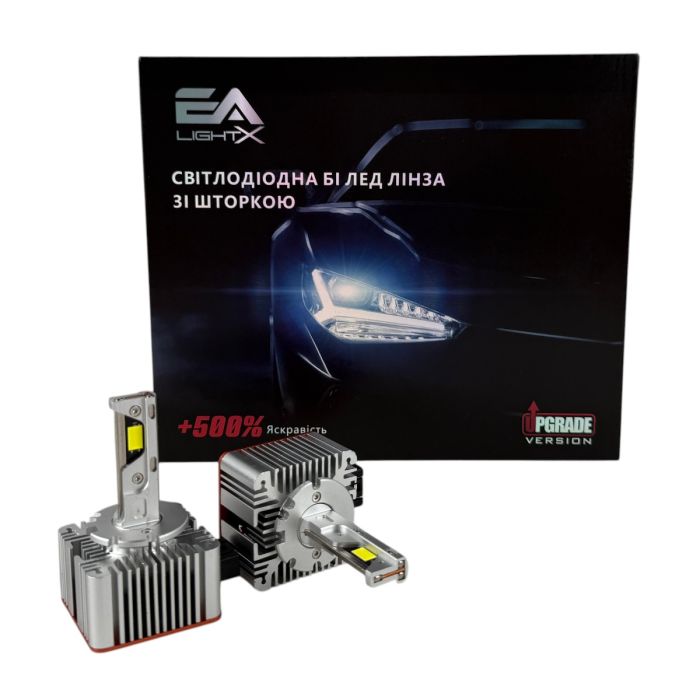 Светодиодные лампы автомобильные D1S EA Light X G31 100W для замены штатного ксенона с кулером