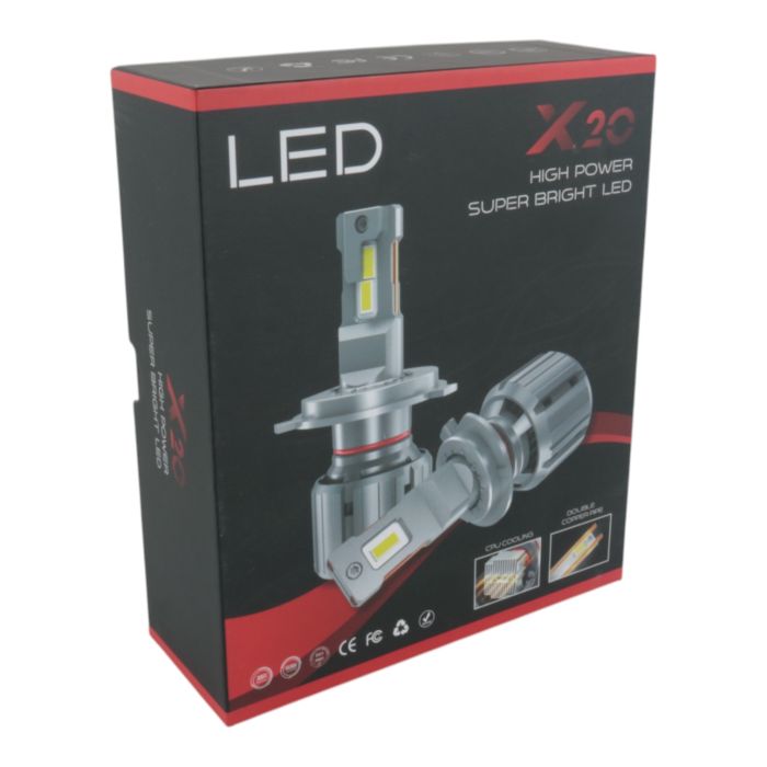 Светодиодные лампы H13 EA Light X X20 15000Lm 5000K 12-24V 2 шт