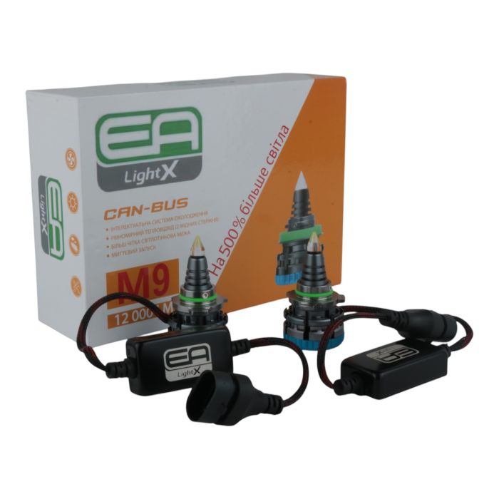 Автолампы HB4 (9006) EA Light X M9 360° 12000Lm 5000K 12-24V 2 шт