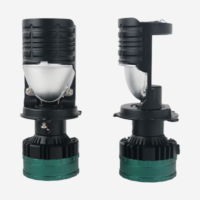 Светодиодные LED лампы H4 EA Light X T89 70W/90W линзованные би-лед со шторкой