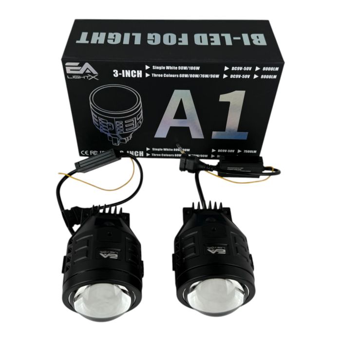Светодиодные противотуманные фары LED линзы EA Light X A1 Nissan Juke 90W 12-24V белые