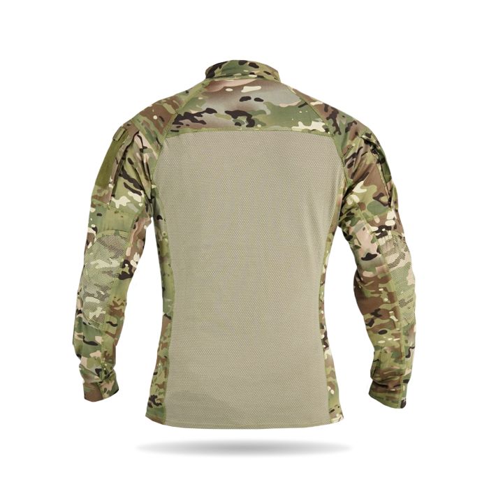 Тактическая боевая рубашка UBACS Tactical Series Long Sleeve с усиленными рукавами и велкропанелями