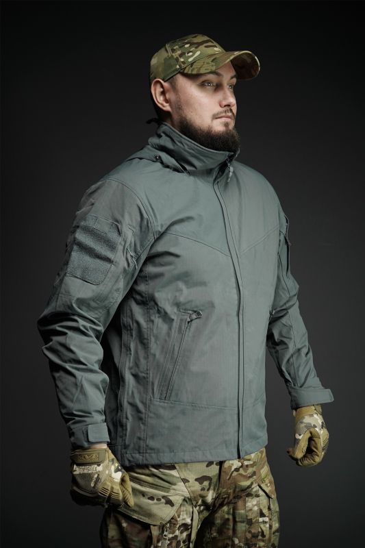 Тактическая демисезонная куртка YINREN Delta Eagle Gen 3 из рип-стопа с мембраной и капюшоном