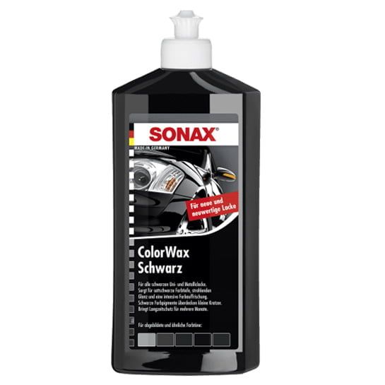 Кольоровий рідкий віск чорний 500 мл SONAX ColorWax Schwarz (298200)