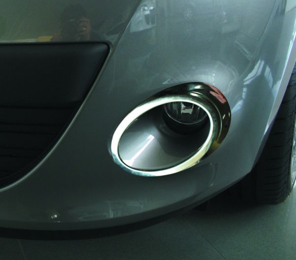 Окантовки противотуманок 2008-2011 (2 шт, нержавейка) для Renault Megane III