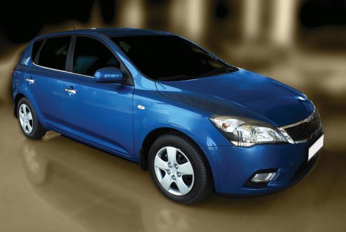 Окантовка окон Нержавеющая сталь (4 шт.) для Kia Ceed 2007-2012 гг