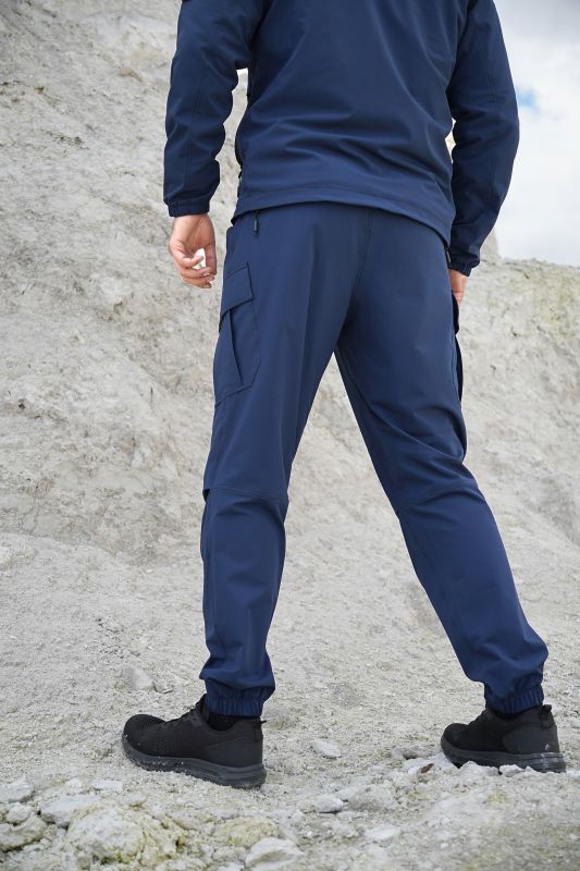 Водоотталкивающий костюм синий 4W Stretch Militex