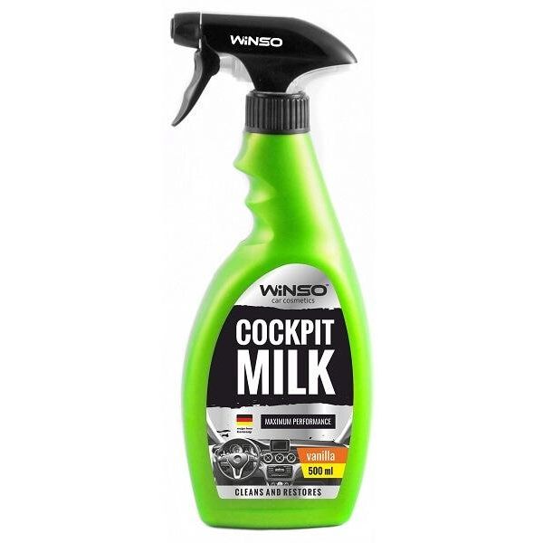 Поліроль - молочко для панелі приладів WINSO Professional COCKPIT MILK / 810600 Ваніль 500мл