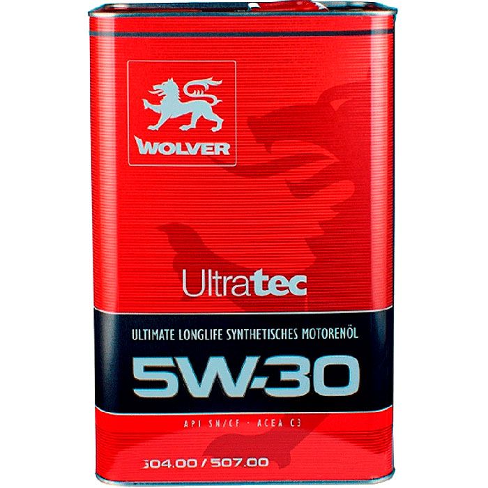 Олива моторна синтетична WOLVER 5W-30 Ultratec 5л