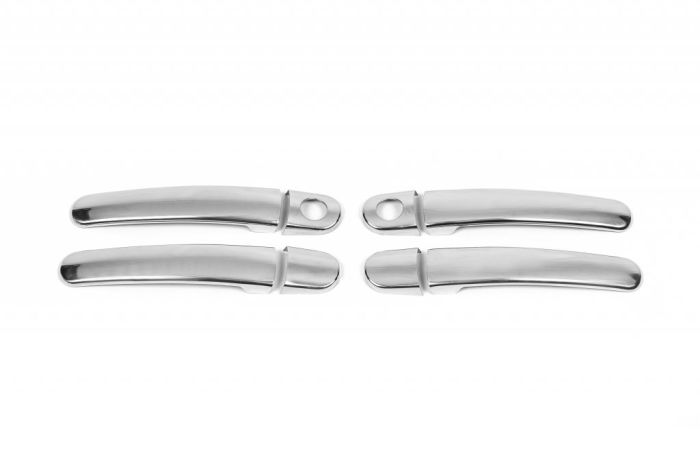Хромированные Накладки на Ручки (2 шт., Нержавейка) для Volkswagen Fox 2003-2021 гг
