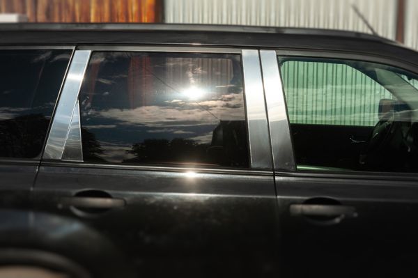 Накладки на дверные стойки из нержавеющей стали (8 шт) для Nissan X-trail T31 2007-2014 гг