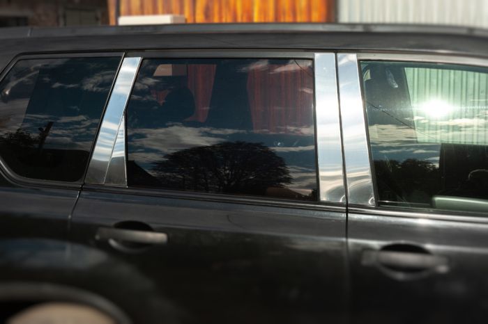 Накладки на дверные стойки из нержавеющей стали (8 шт) для Nissan X-trail T31 2007-2014 гг