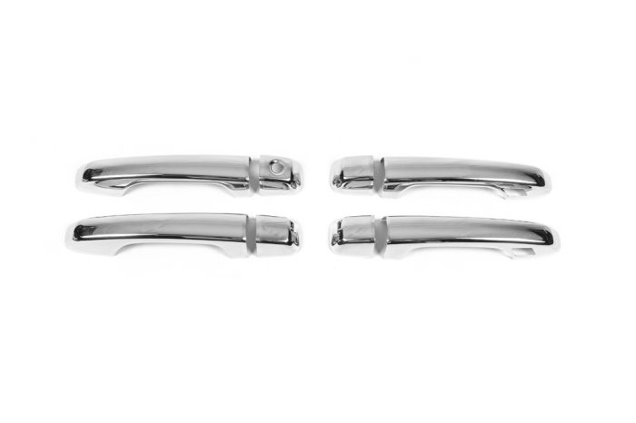 Хромированные Накладки на Ручки (4 шт., Нержавейка) для Toyota Land Cruiser Prado 150 2009-2023 гг