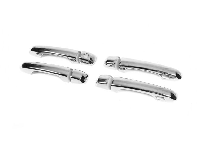 Хромированные Накладки на Ручки (4 шт., Нержавейка) для Toyota Land Cruiser Prado 150 2009-2023 гг