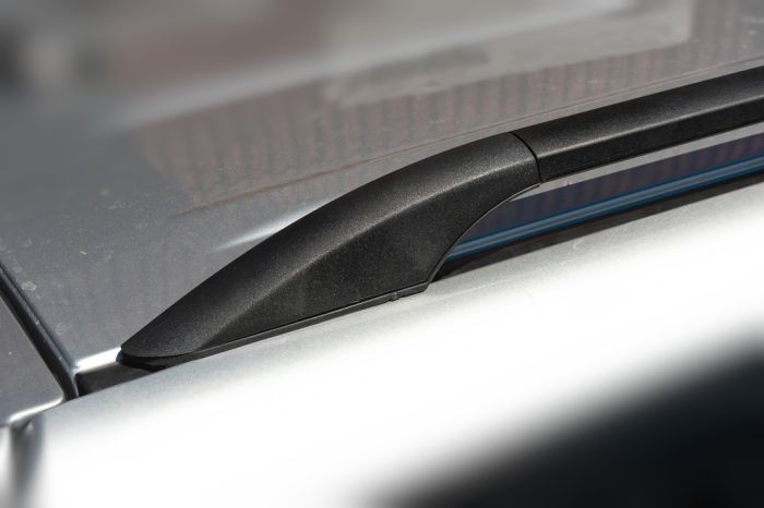 Рейлинги Черные Турецкие Короткая база, металлические ножки для Toyota Rav 4 2006-2013 гг