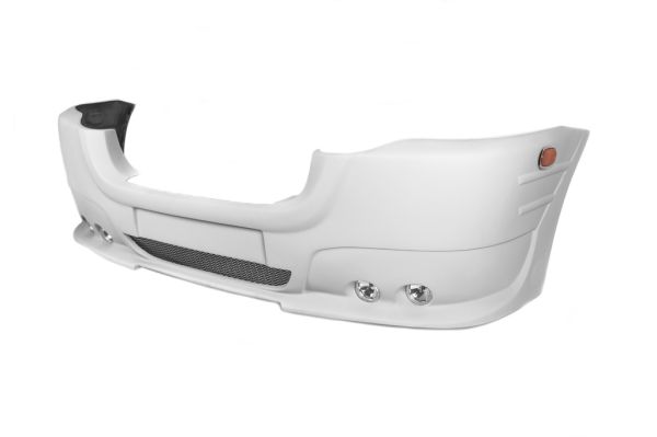 Накладка на передний бампер с 4 фарами 2006-2011 (под покраску) для Volkswagen Crafter