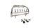 Защита переднего бампера WT003 Special (нерж) для Volkswagen Touareg 2002-2010 гг