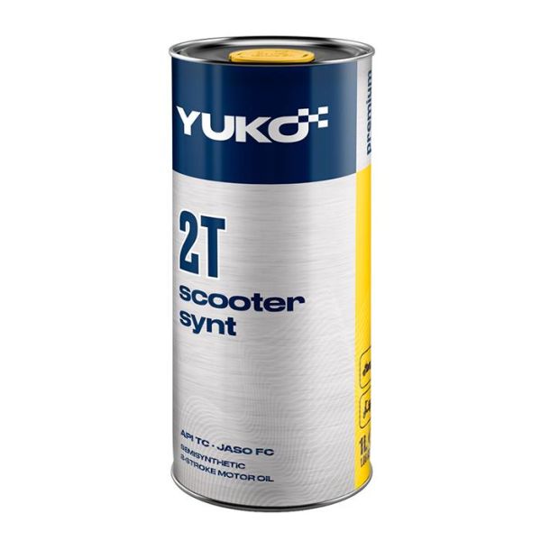 Олива моторна YUKO SCOOTER SYNT 2T каністра жерсть 1л (12шт уп)
