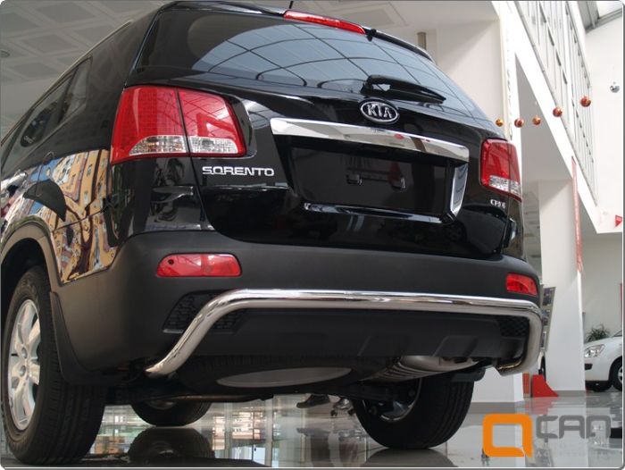 Задняя дуга AK007 (нержавейка) для Kia Sorento II XM 2009-2014 гг