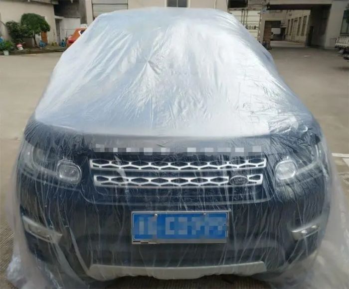 Захисний автомобільний тент XL (4,8 м × 7,5 м) Poputchik