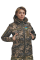 Зимняя утепленная женская FS куртка-трансформер Soft Shell 2в1, пиксель
